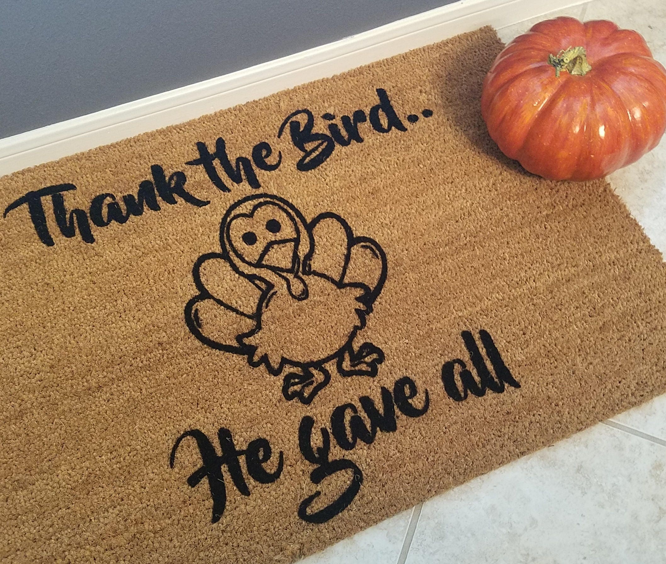 Funny Doormat / Holiday Mats / Mat / Thanksgiving