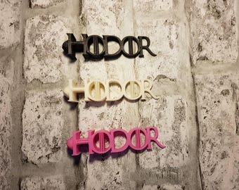 3d Printed "Hodor" Door Wedge/Doorstop Featuring 'Hodors' Face... GOT