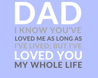 Quotes about dad | Etsy