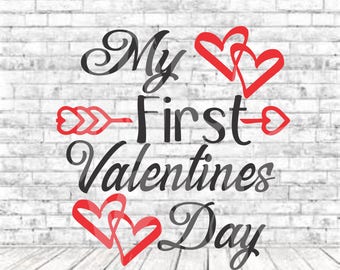 Download First valentine svg | Etsy