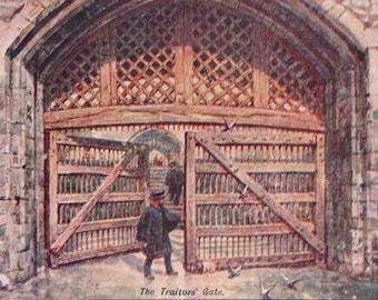 The Traitors Gate, London - Posted - 1905