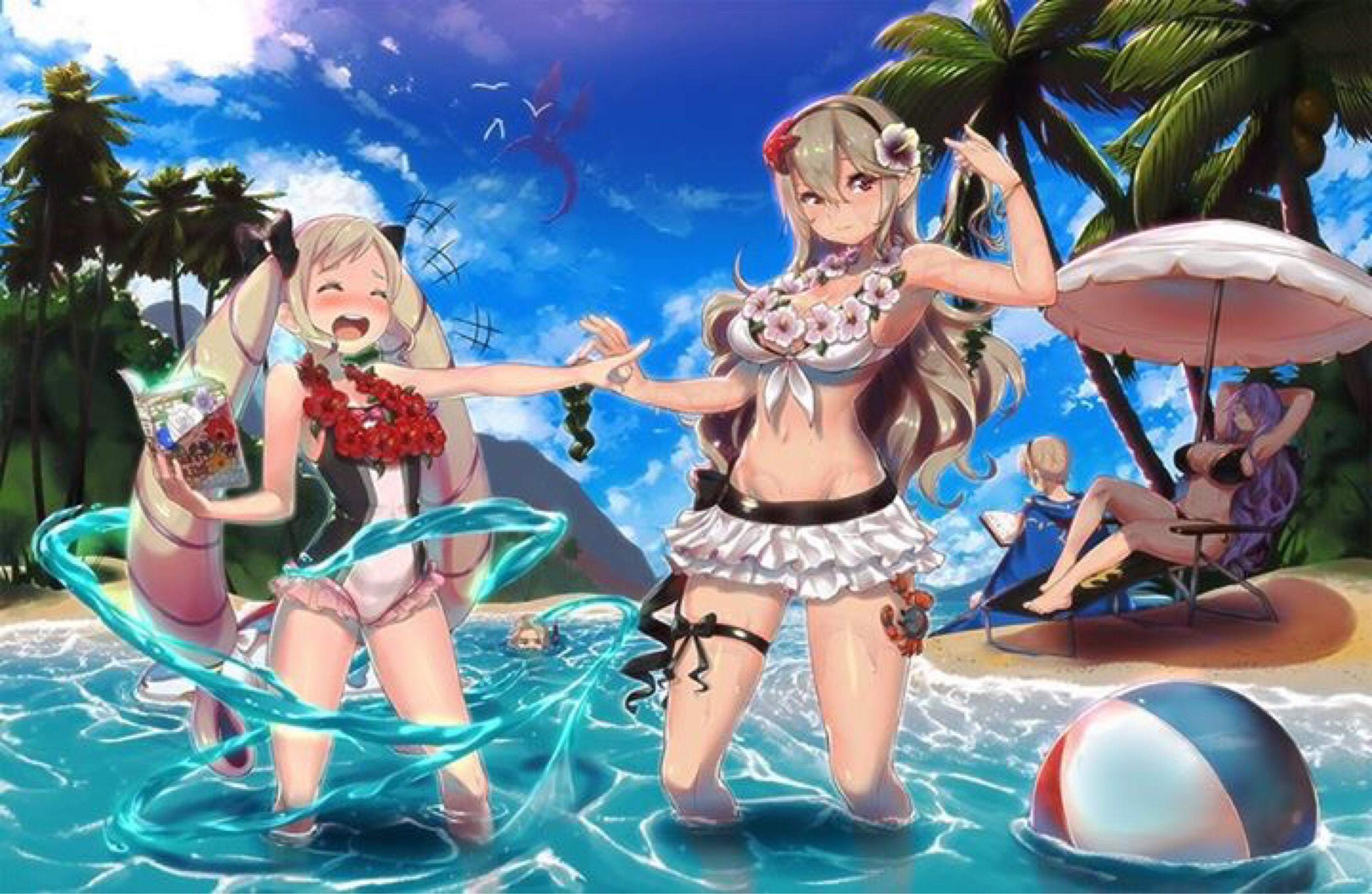Fire Emblem Heroes Summer Corrin And Elise