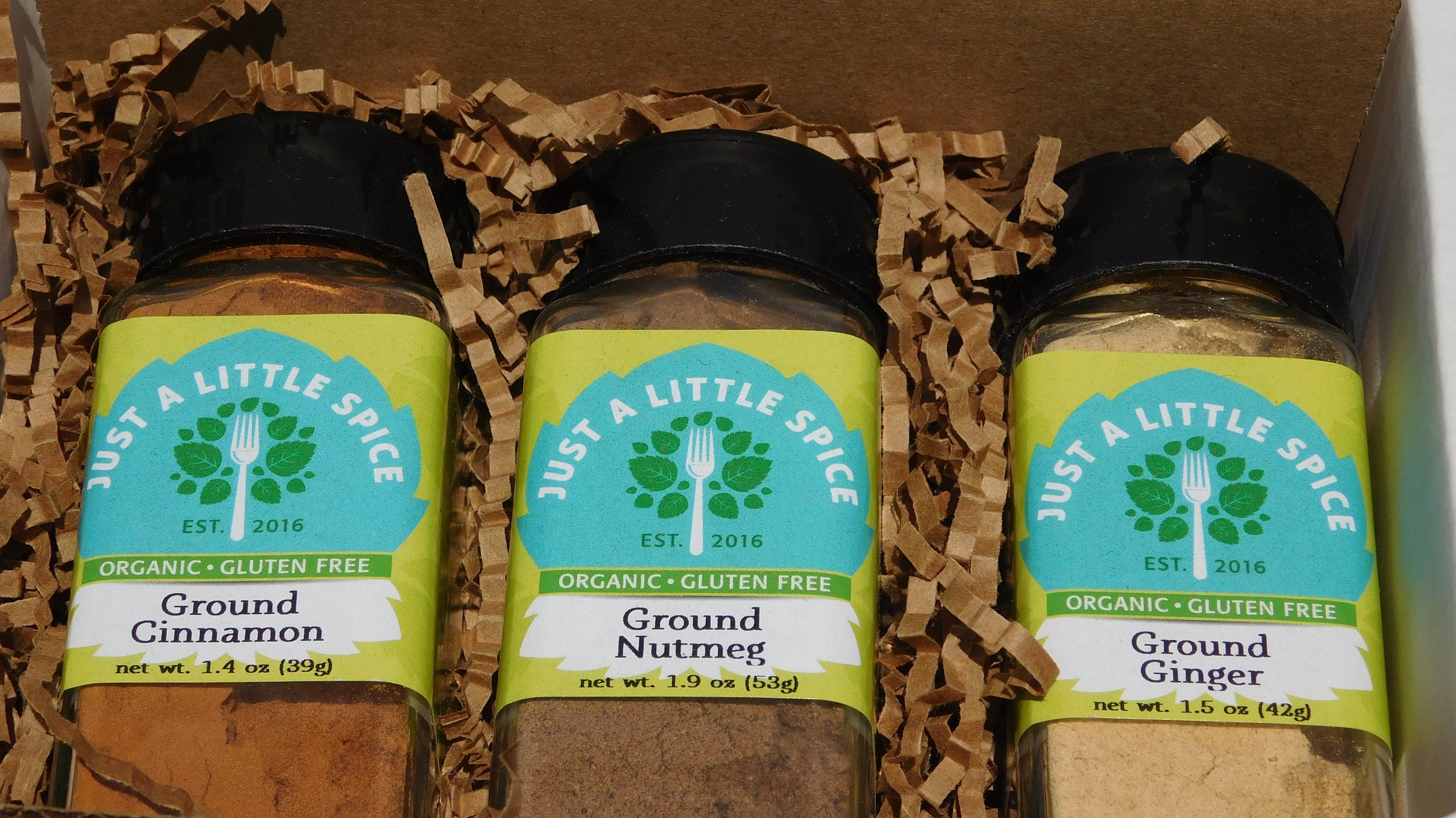 Organic Baking Spices Set of 3 Gluten Free Spice Gluten