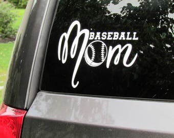 Baseball mom decal | Etsy