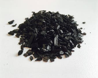 Glitter activated charcoal - terrarium - terrarium kit