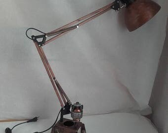 Beautiful Steampunk "Alchemist" architect lamp