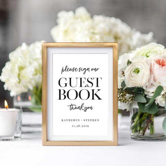 Printable Wedding Guest Book Signs - Il 570xN.1353665165 Sdla