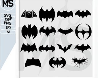 70 % OFF, Batman svg, Batman Silhouettes, Vector art, instant download, Digital Cut, Print Files, Svg Files dxf, eps, Ai, png