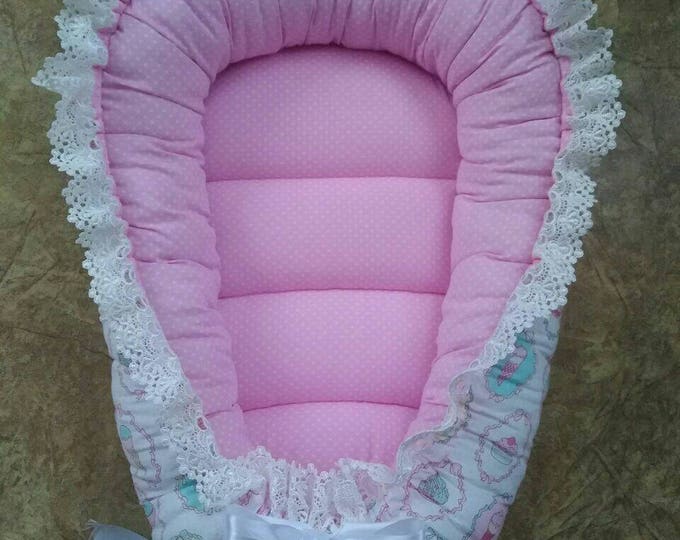 Baby nest.Co sleeping.Baby naptime.Co sleeper crib.Baby travel bed.Baby lounger.Baby shower gift.Baby bed.Double side baby nest.Baby gift