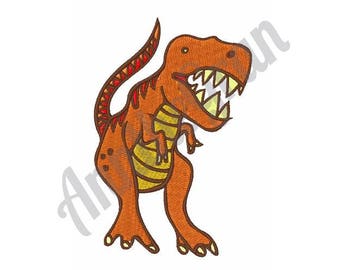 Dinosaur Tyrannosaurus Rex - Machine Embroidery Design