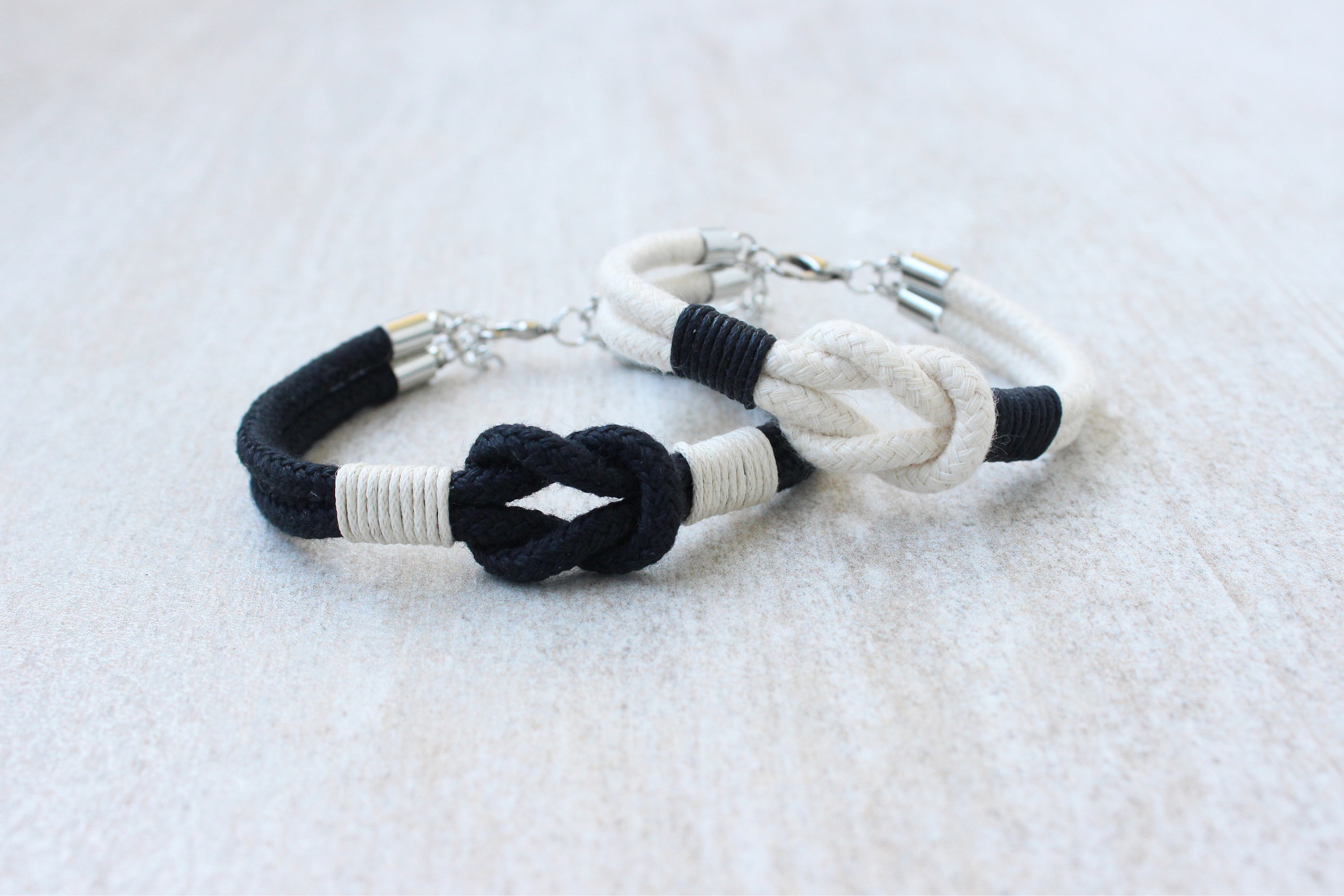 Long distance relationship bracelet his and her bracelet cotton Long distance relationship bracelet his and her bracelet cotton