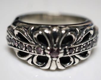 chrome hearts ring on hand