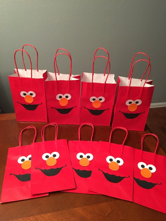 Elmo Goody Bags Elmo Goodie Bags Birthday Favor Bags