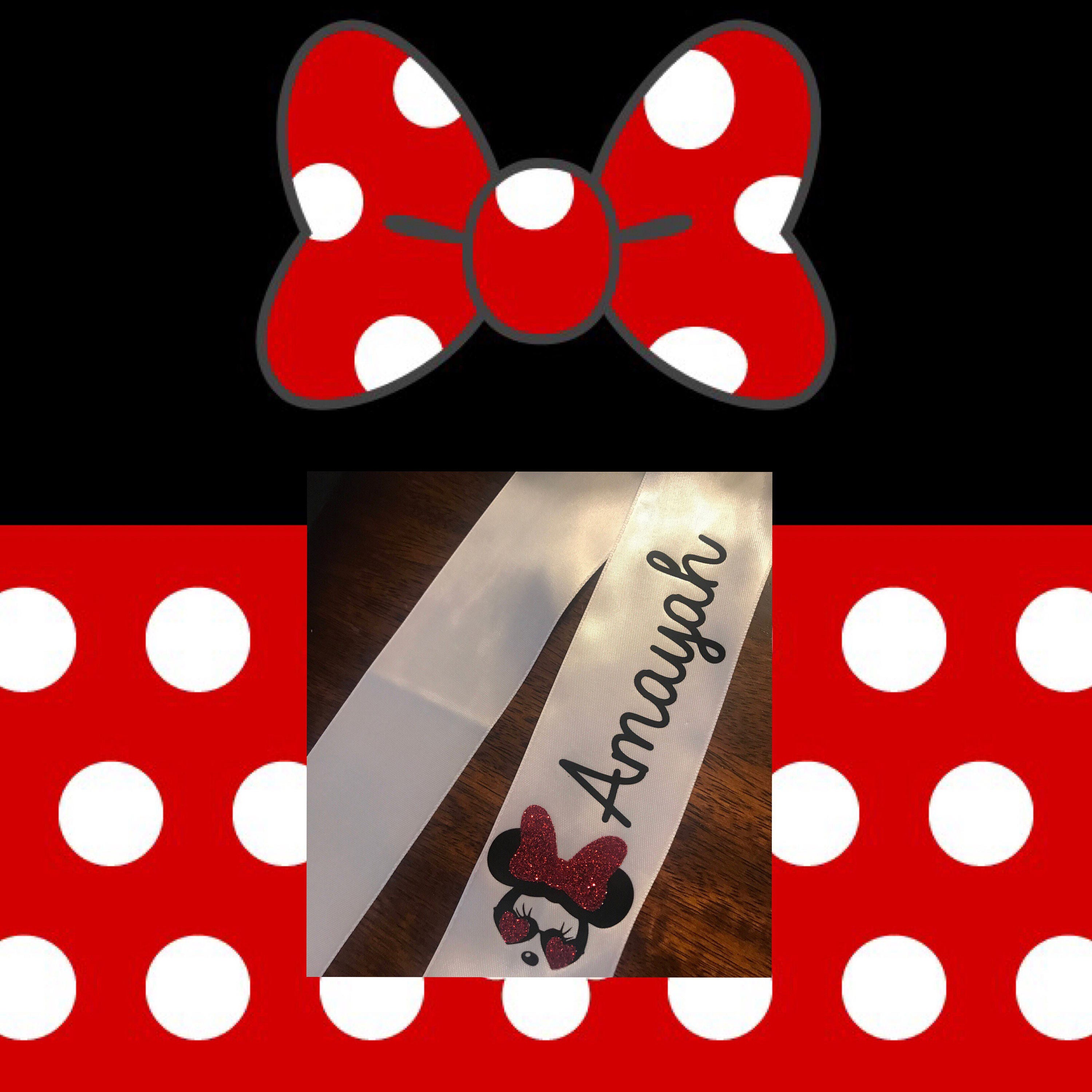Minnie Mouse Hair Ribbon