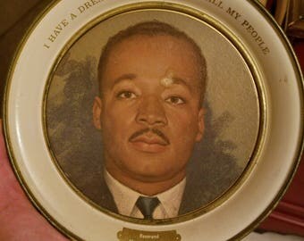 Dr. Martin Luther King Jr. Memorial plate