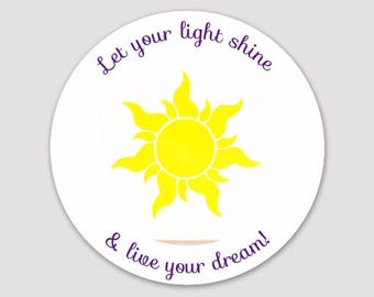 TANGLED INSPIRED decal/sticker