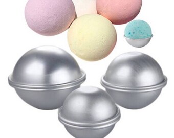 A set of 3 Bath Bomb Molds. 3 Sizes