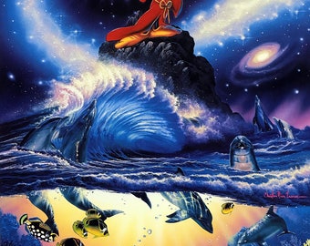 Mickey Mouse, Disney, Christian Lassen Sorcerer Of The Sea EA18/75 Limited Edition