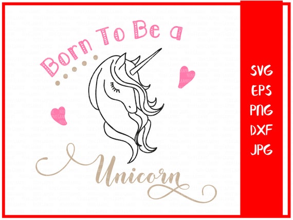 Download Born to be a unicorn SVG files for Silhouette cutting files