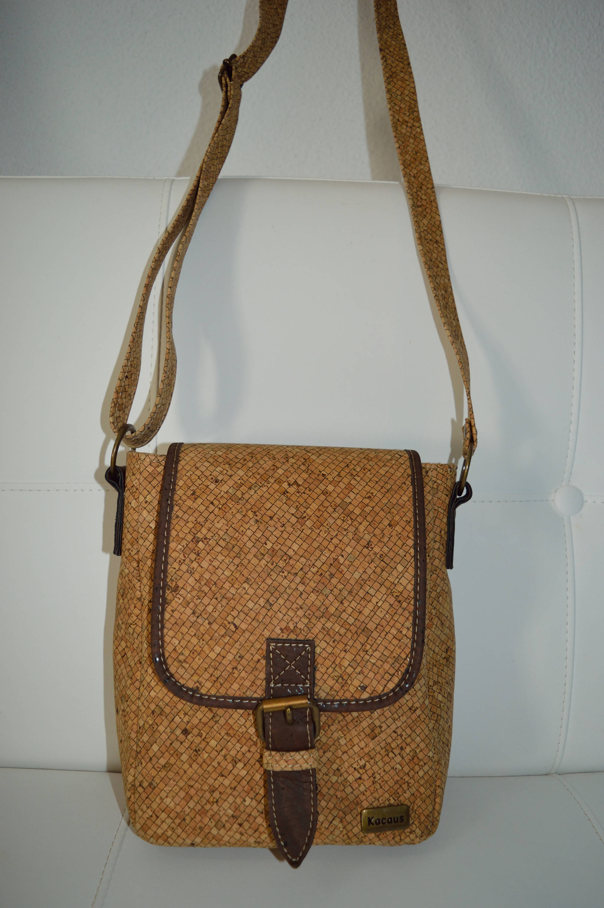 Natural Cork Handbag Shoulder Handbag Fine Cork Bag Purse