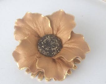 Necklace or brooch "cinquefoil" - 2 in 1 jewelry.
