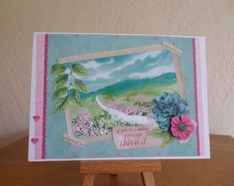 card for any occasion with a landscape
