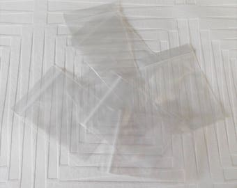 Set of 100 bags transparent zip closure