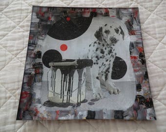 Plate glass or empty Pocket "Dalmatian"