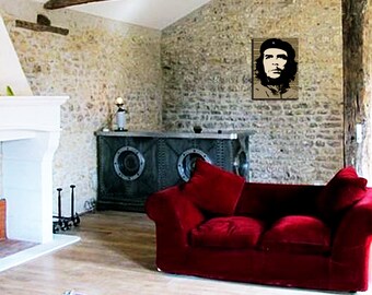 Painting on canvas deco Che Guevara 55 x 80