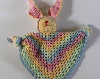 rainbow crochet toy