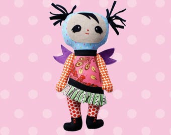 Design - Freya doll - sewing pattern Melly and Me