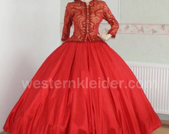 Crinoline gown of Victorian dress Sissi dress