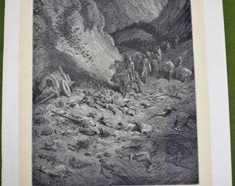 Gustave Dore Crusade Print 1880