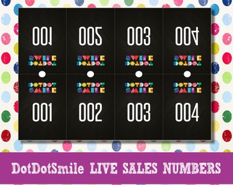 Chalkboard DotDotSmile Live Sales Numbers; facebook live sales, dot dot smile number, dds live number, dot dot live sale, dot smile facebook