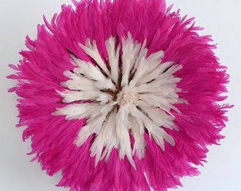 Juju Hat Blanc Contour Rose / Juju Hat White Outline Pink