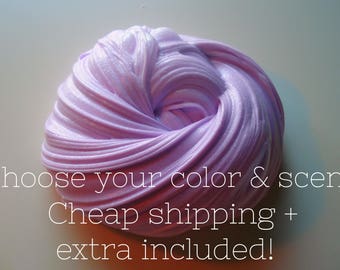 8oz Custom Non-deflatable Fluffy Slime