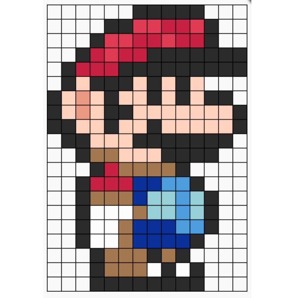 Super Mario 16-bit Mario Pixel Sprite