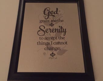 printable bookmarks flowers serenity prayer instant