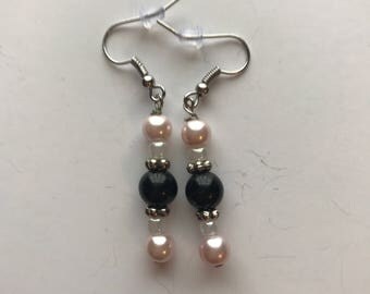 Earrings Ivett Pink Punch Large Drop - Elk