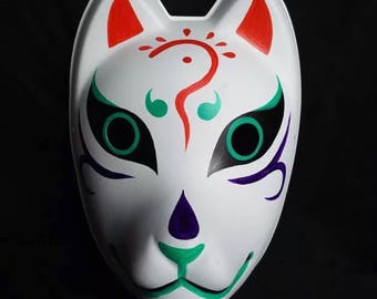 Kitsune mask | Etsy
