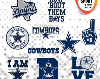 Dallas cowboys svg | Etsy