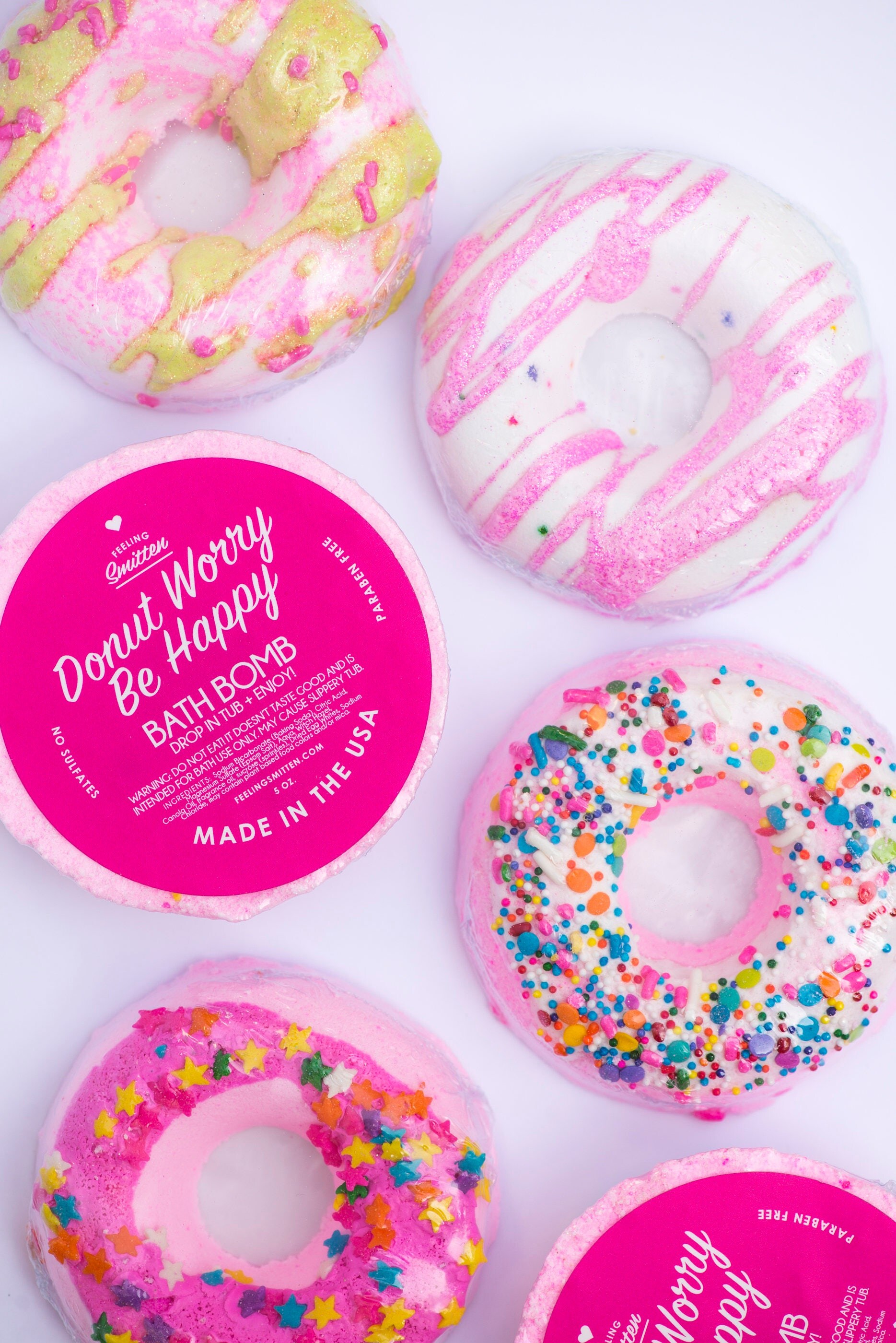 Imperfect Donut Bath Bomb pack of 4