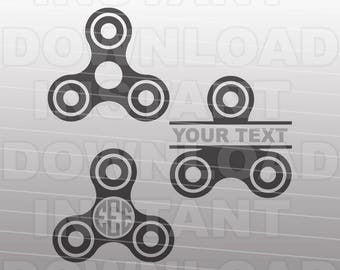 Fidget Spinner Toy SVG File -For Commercial & Personal Use- Vector Art SVG Cut File for Silhouette and Cricut Cutter