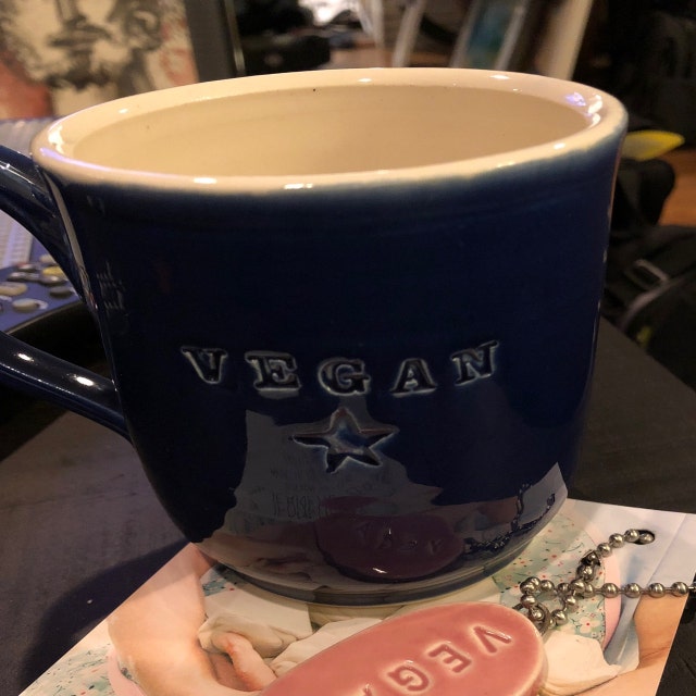 Vegan Dish Mug Classic MADE TO ORDER