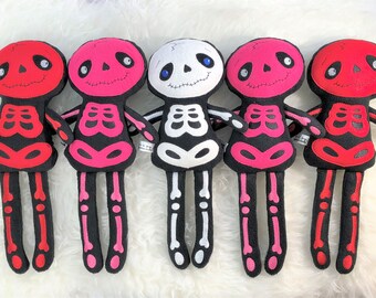 skeleton plush doll