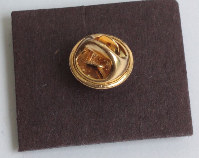 Harve Benard Tac Pins Set of 12 Original Box Gold Tone Vintage
