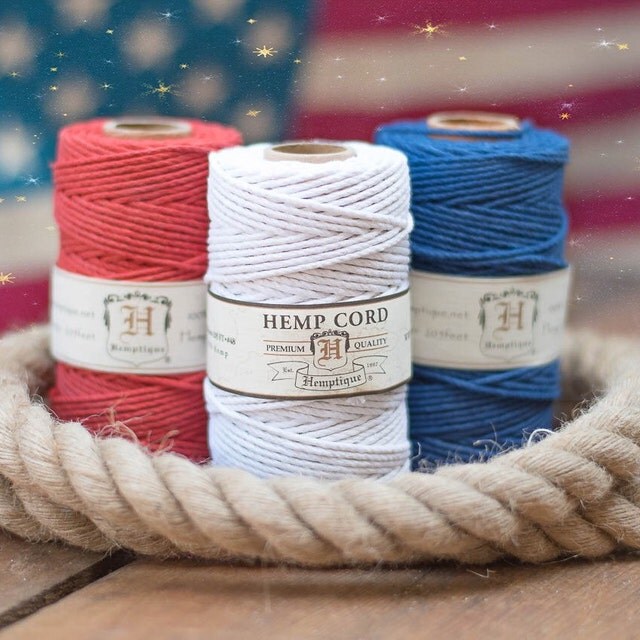 Hemp Cord Twine Beads Hemp Jewelry Craft Supplies by HempBeadery