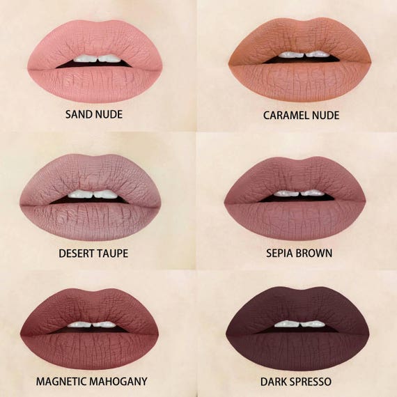 Caramel Nude Matte Liquid Lipstick. Matte Liquid Lipstick.