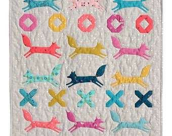 Applique Pattern Baby Fox Quilt by Cabbage Rose Baby Quilt Pattern