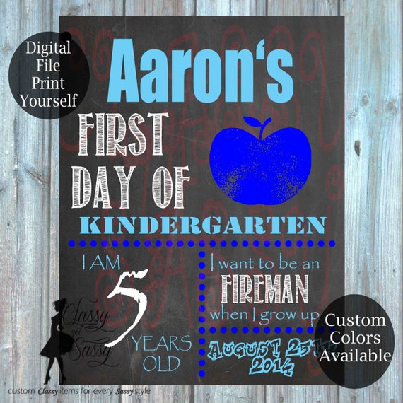 First Day Of School Chalkboard Sign 151